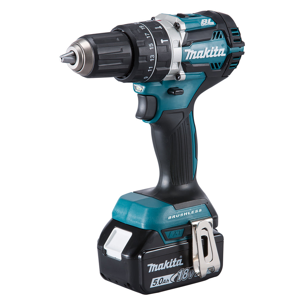 Makita slagboremaskine DHP484RT3J, 3 x 18 V/5,0 Ah