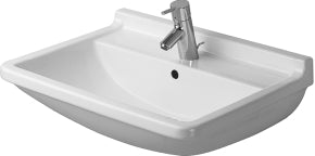 Starck 3 vask 60 cm med hanehul