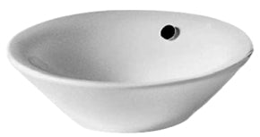 Starck 1 bowle 33 cm uden hanehul med overløb