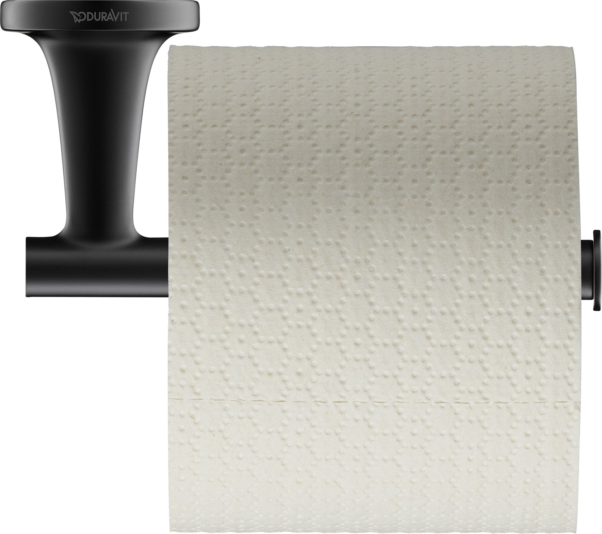 Duravit Starck T papirholder sort mat, 152x76mm