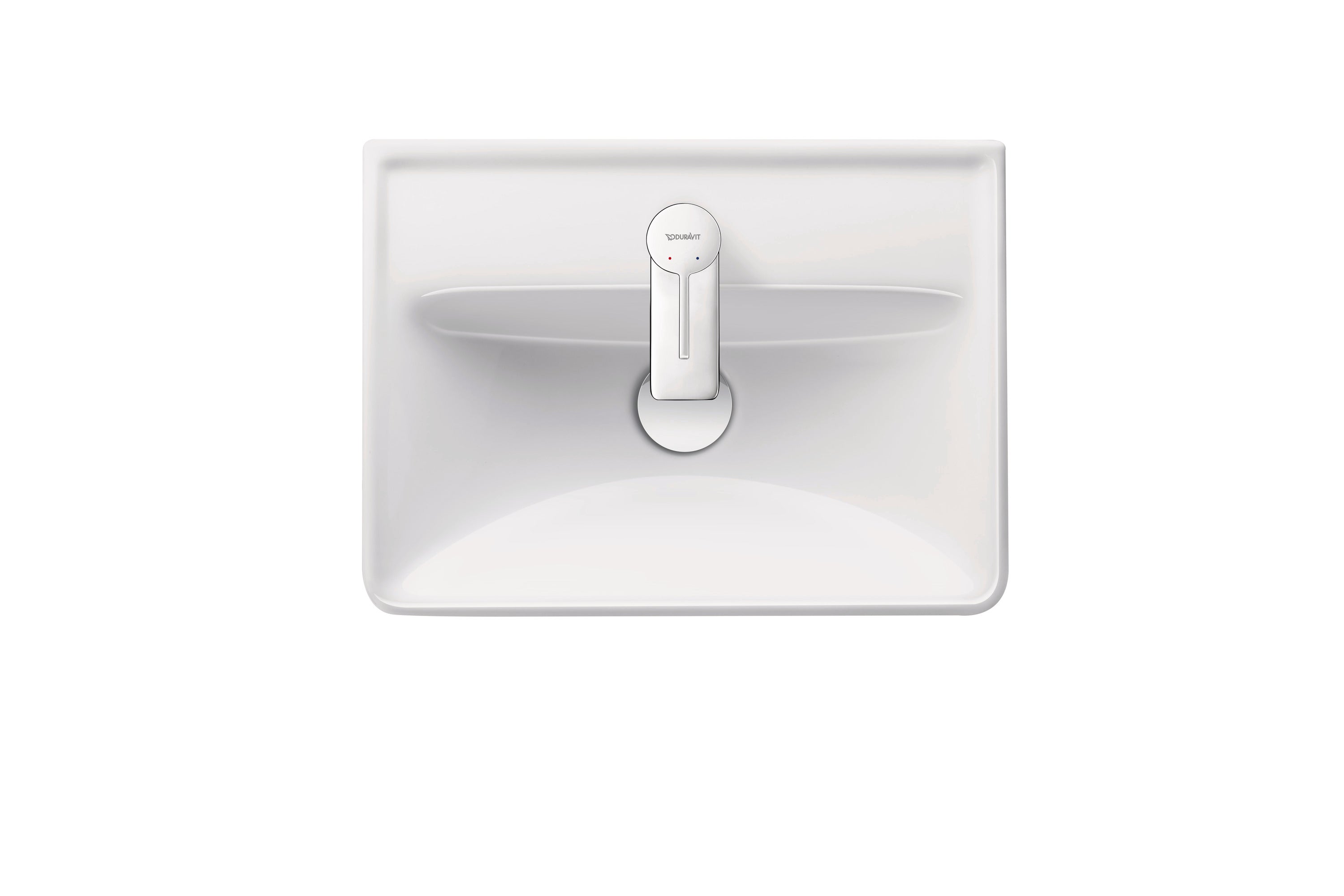Duravit D-Neo håndvask 450x335mm m/ hanehul, uden overløb
