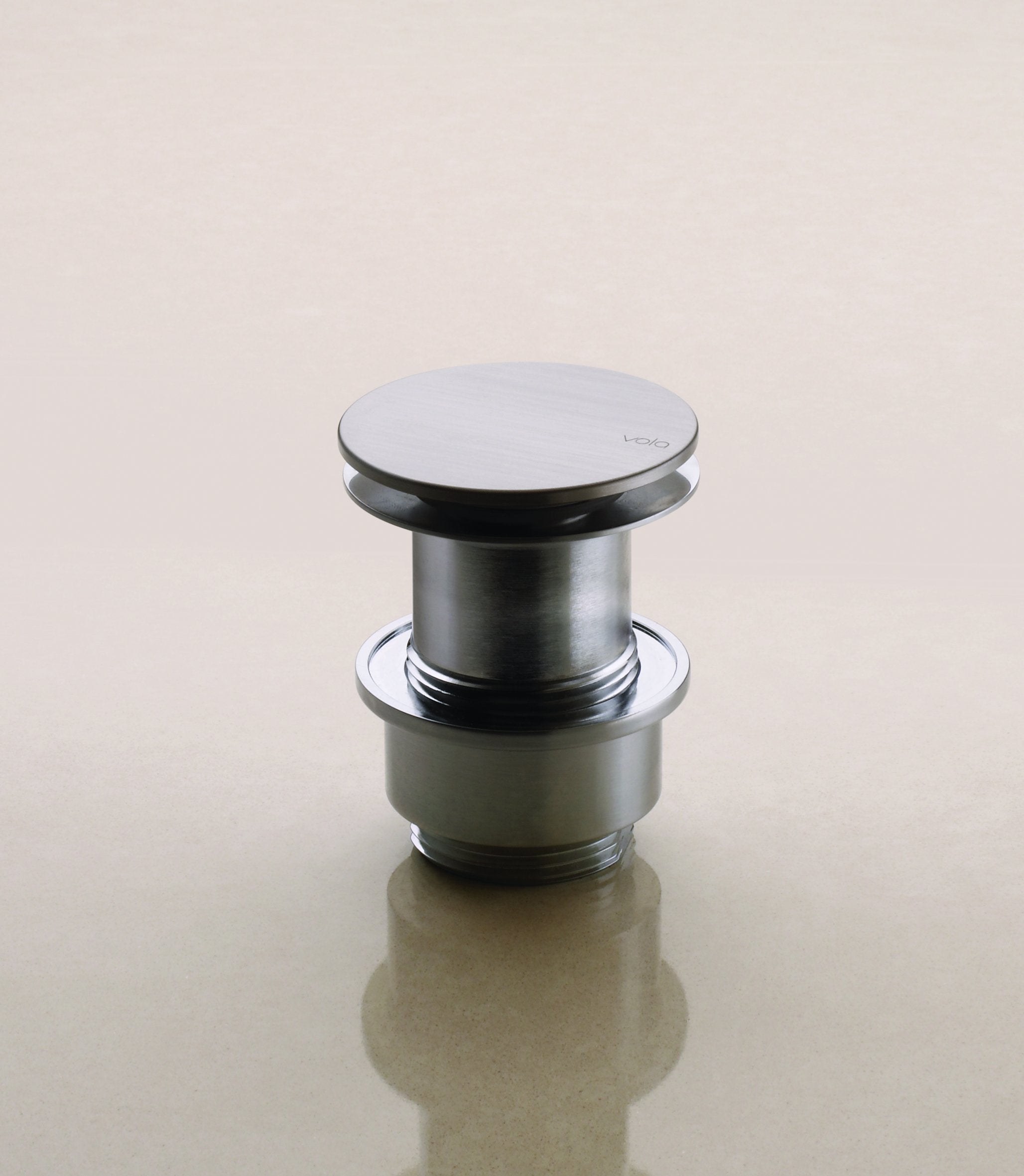 Vola A63-16 1.1/4" bundventil med push up ventil