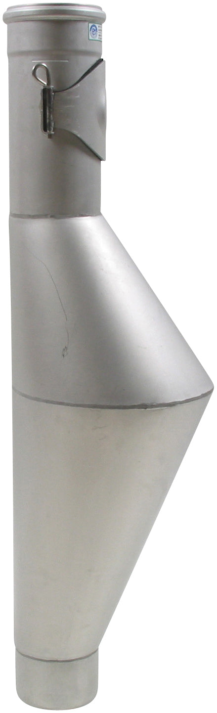 Rottestop m rensead ø125/125mm-syrefast stål: aisi316l/en1.4404