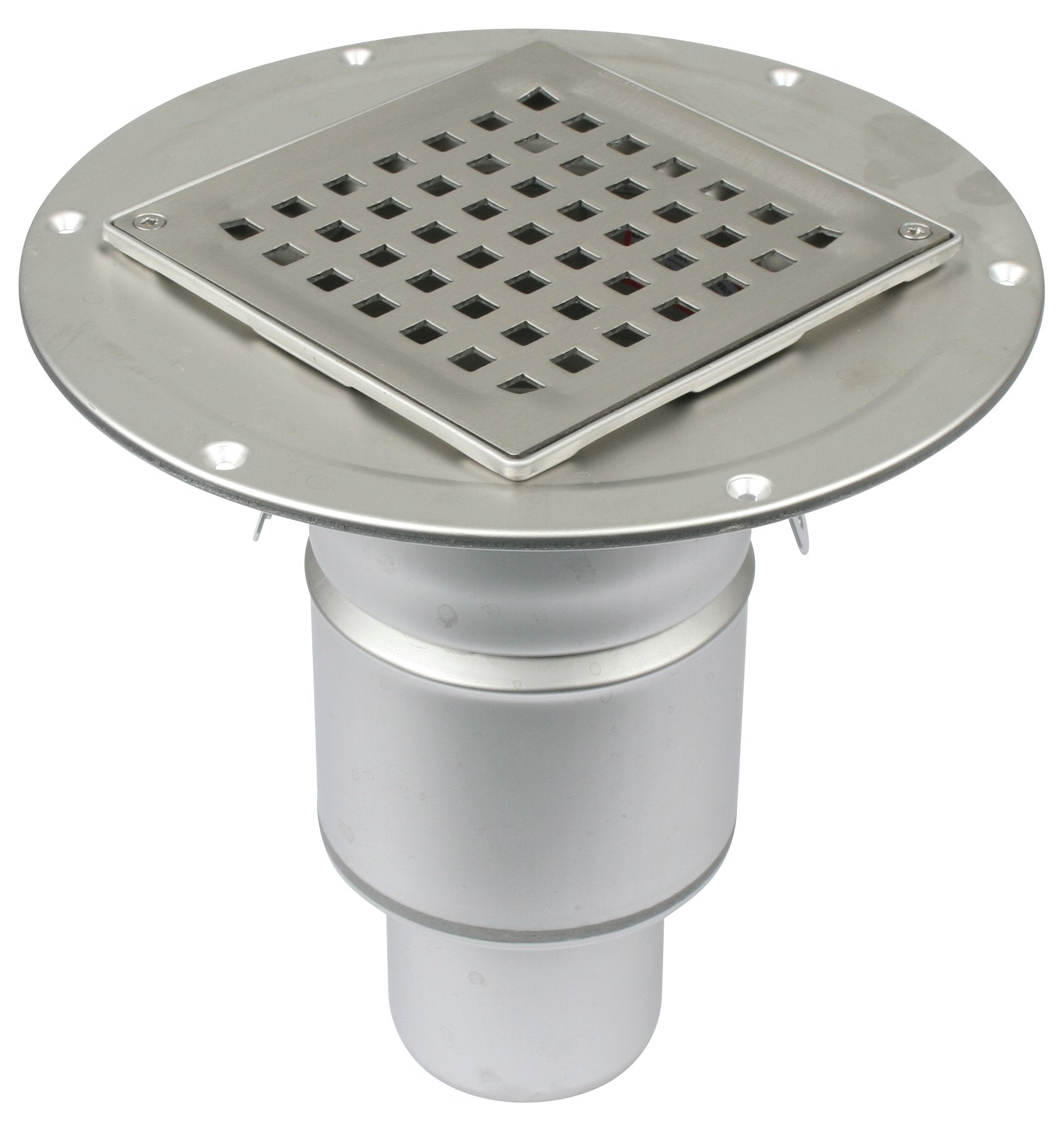 BLÜCHER 75 mm afløbsskål til smøremembran, uden studs, lodret