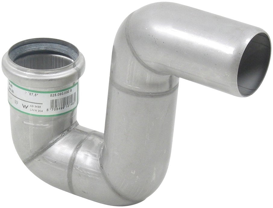 50 mm x 87° P-vandlås syrefast AISI316L/EN1.4404 BLÜCHER