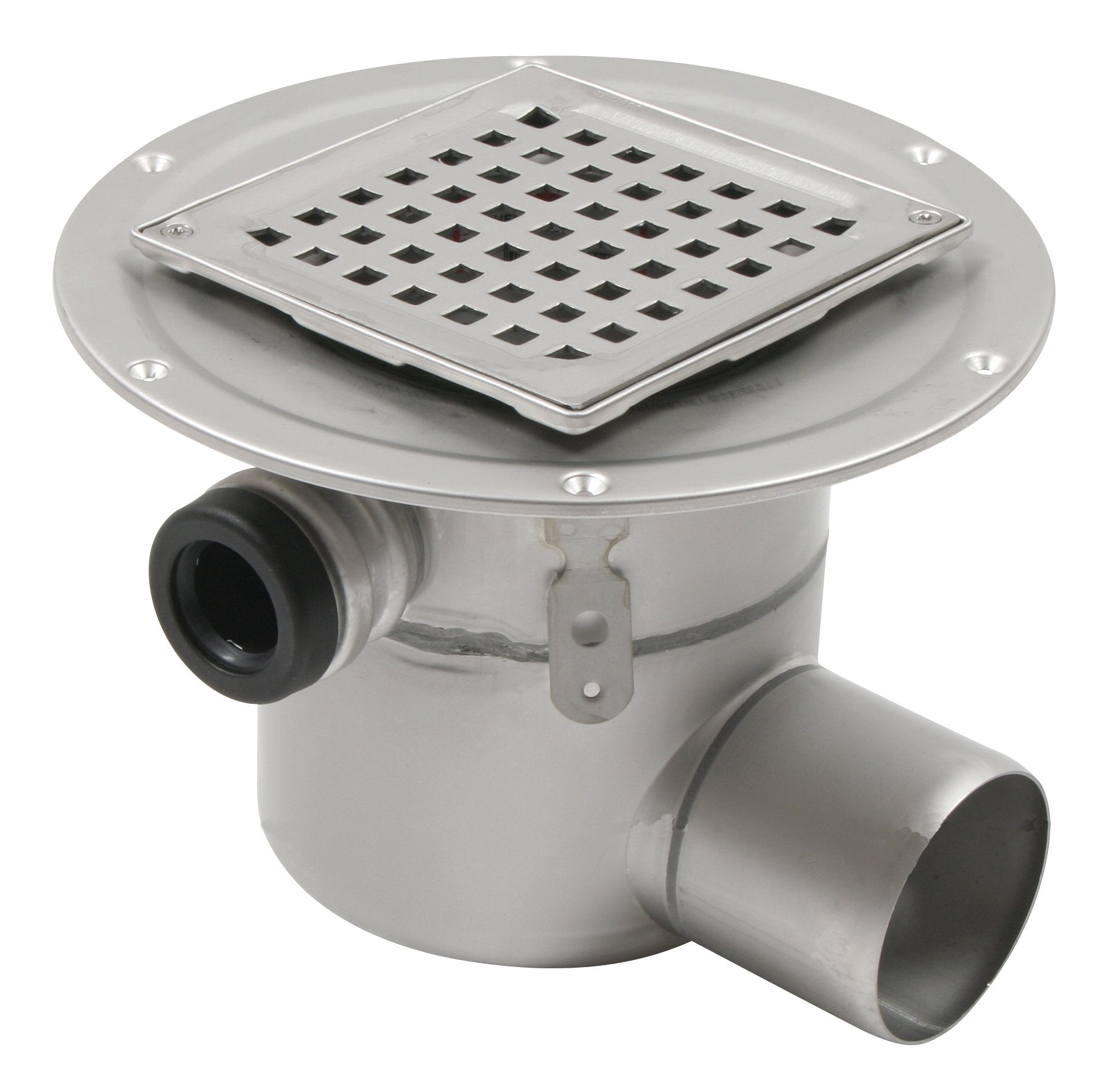 BLÜCHER 75 mm afløbsskål t/smøremembran, m/studs, vandret, flex