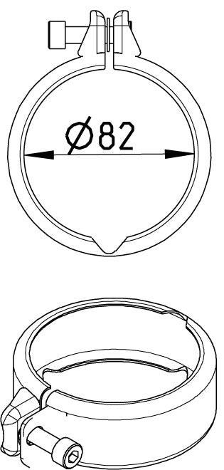 Låsebøjle 82 mm