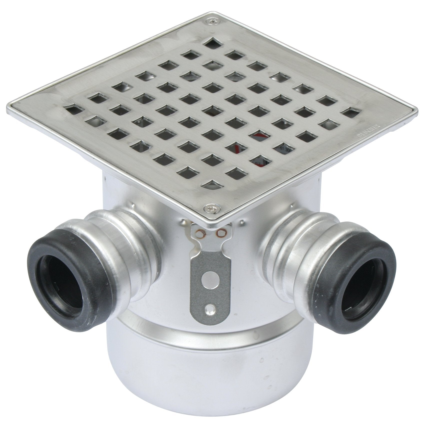 BLÜCHER 110 mm afløbsskål til beton, med studs, lodret