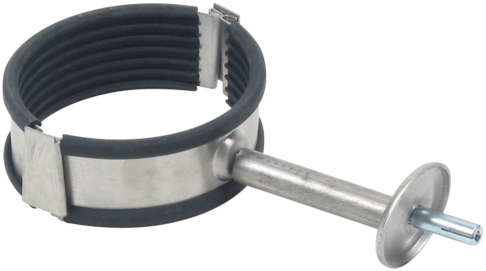 110 mm Rørbærer med TPE gummi rustfri AISI304/EN1.4301 BLÜCHER