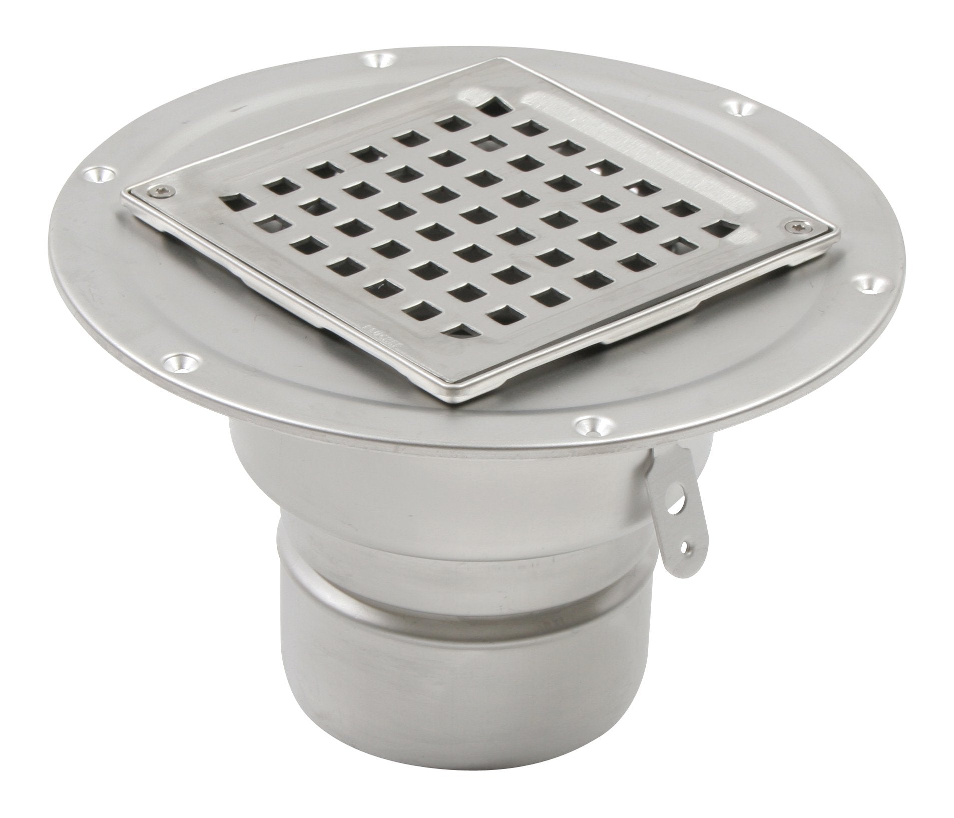 BLÜCHER 110 mm afløbsskål til smøremembran, uden studs, lodret