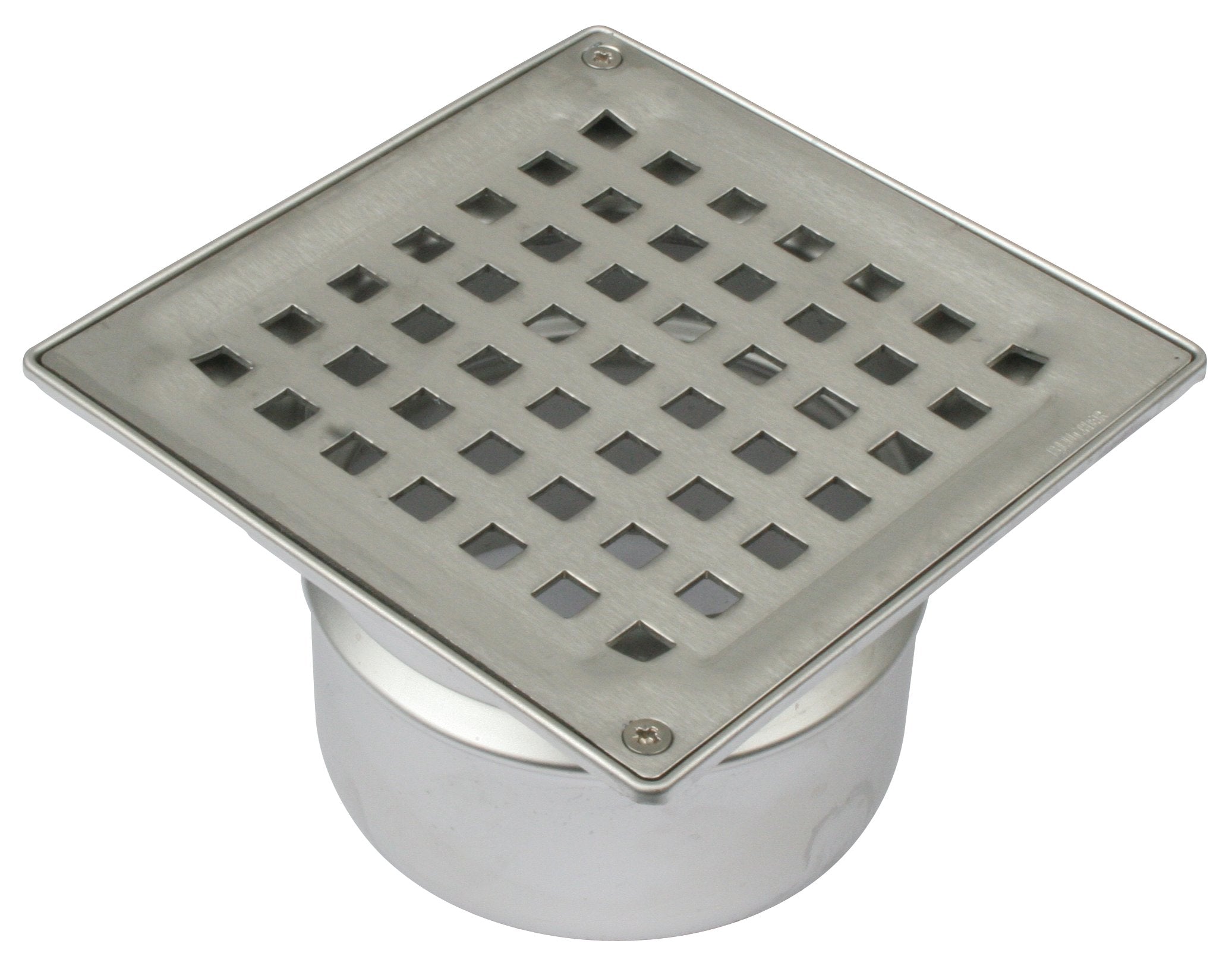 BLÜCHER 110 mm afløbsskål til beton, uden studs, lodret