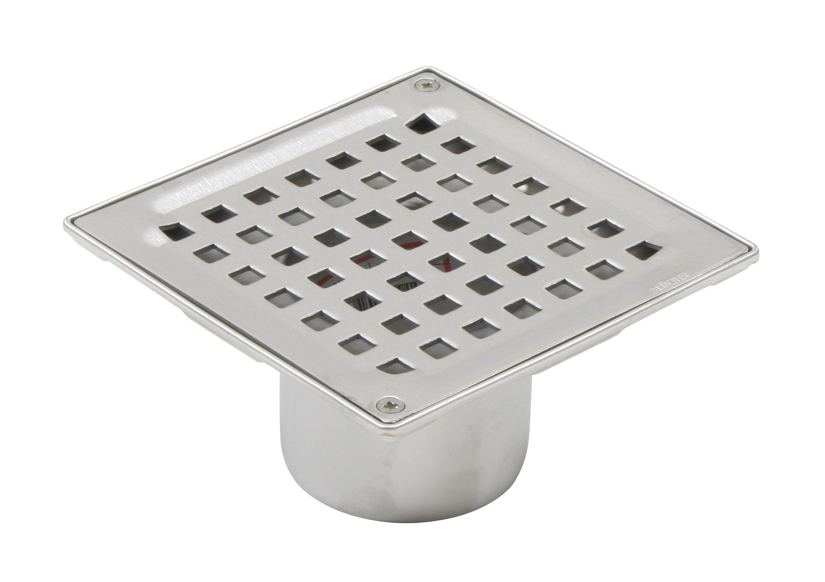 BLÜCHER 75 mm afløbsskål til beton, uden studs, lodret