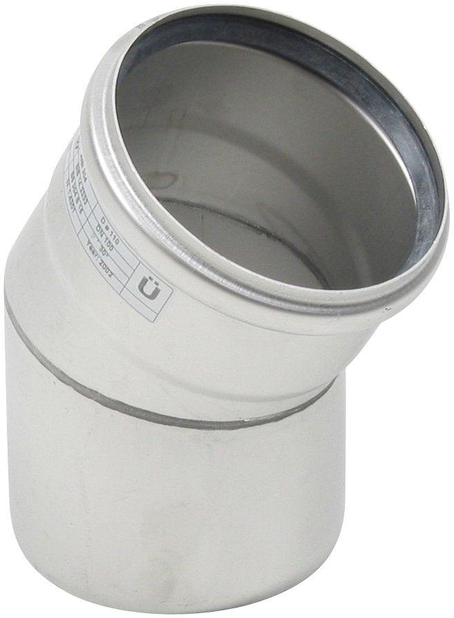 BØJNING 30 GRADER Ø110MM AISI304