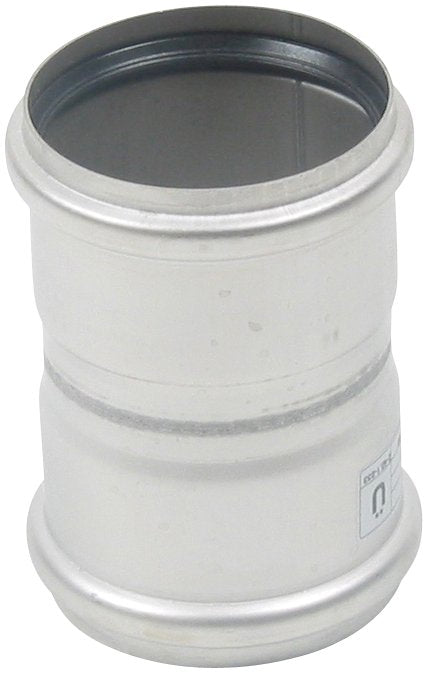 DOBBELT STIKMUFFE Ø75MM AISI304