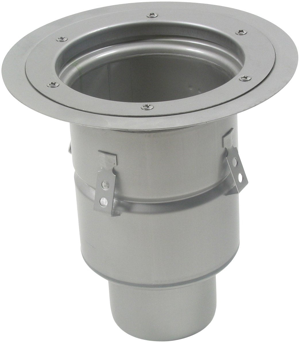 Industriafløb-gulv: vinyl-ramme: ø232mm-udløb: ø110mm, lodret