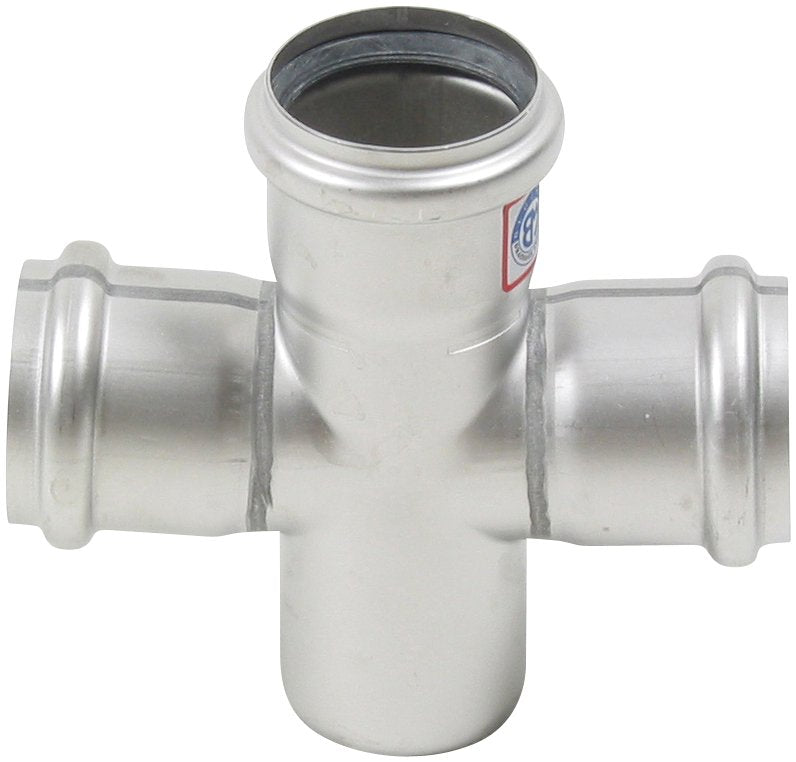 50 x 50 mm x 87,5° Grenrør dobbelt syrefast AISI316L BLÜCHER