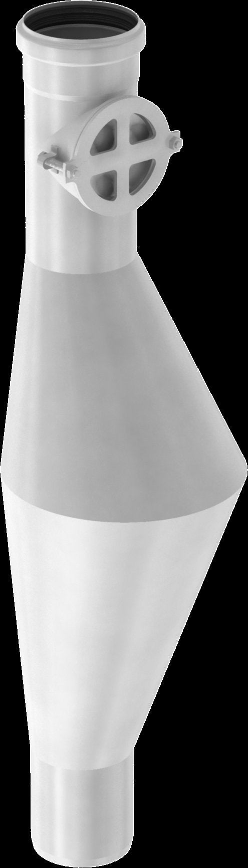 ACO 110 mm rustfri, syrefast rottestop, AISI316