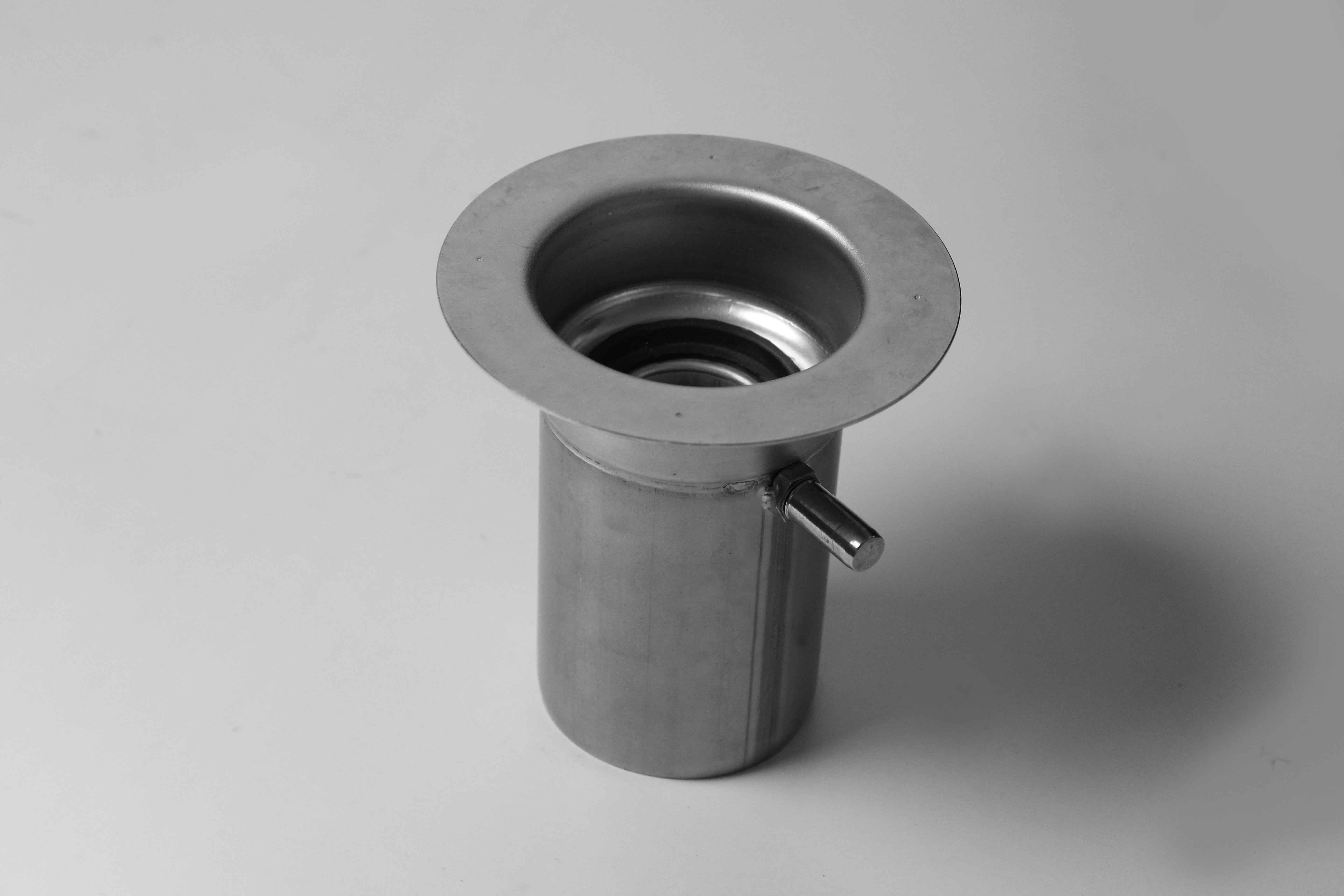 ACO 75 mm rendeudløb med vandlås og studs, lodret