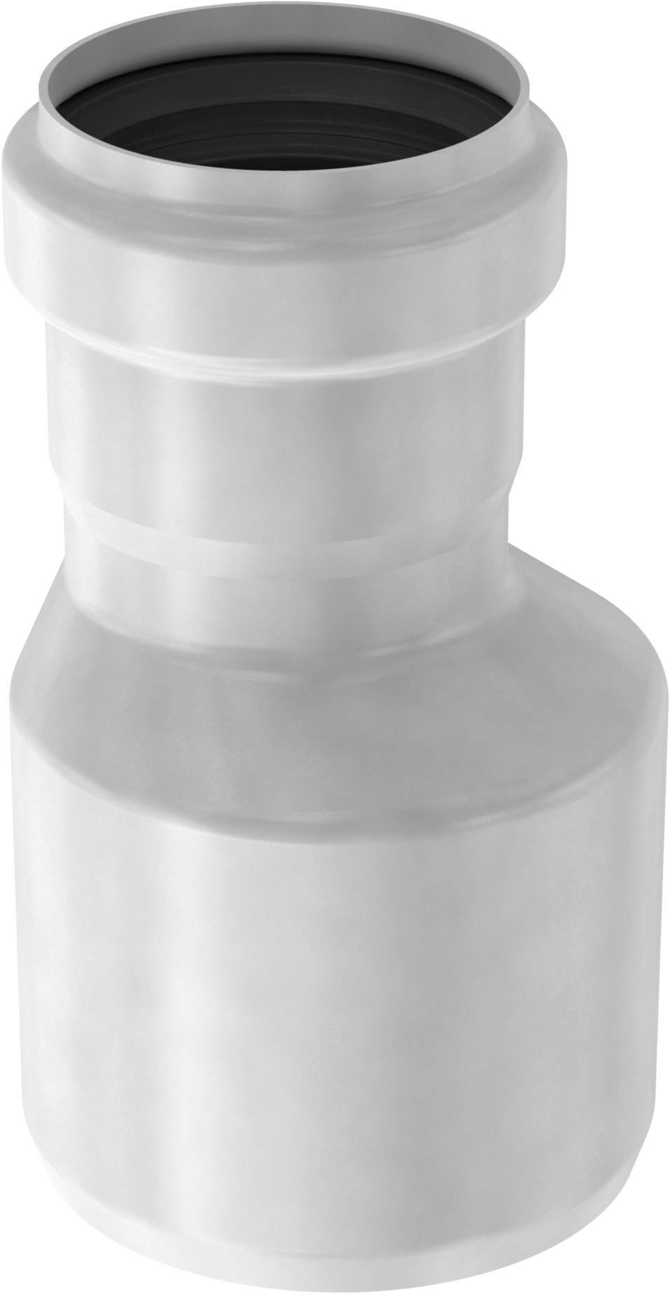 ACO 110 x 75 mm rustfri, syrefast afløbsreduktion, AISI 316