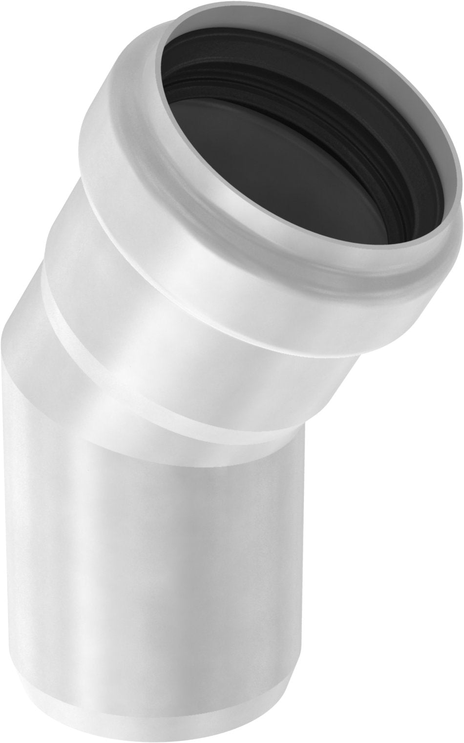 ACO 110 mm 30° rustfri afløbsbøjning, AISI 304