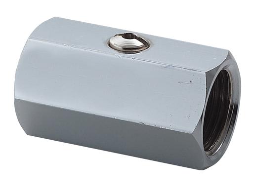Securex 16-2240 DN20 3/4" muffe/muffe forkromet