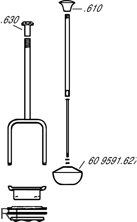 GB NC-10 løfteknap (gl. model)