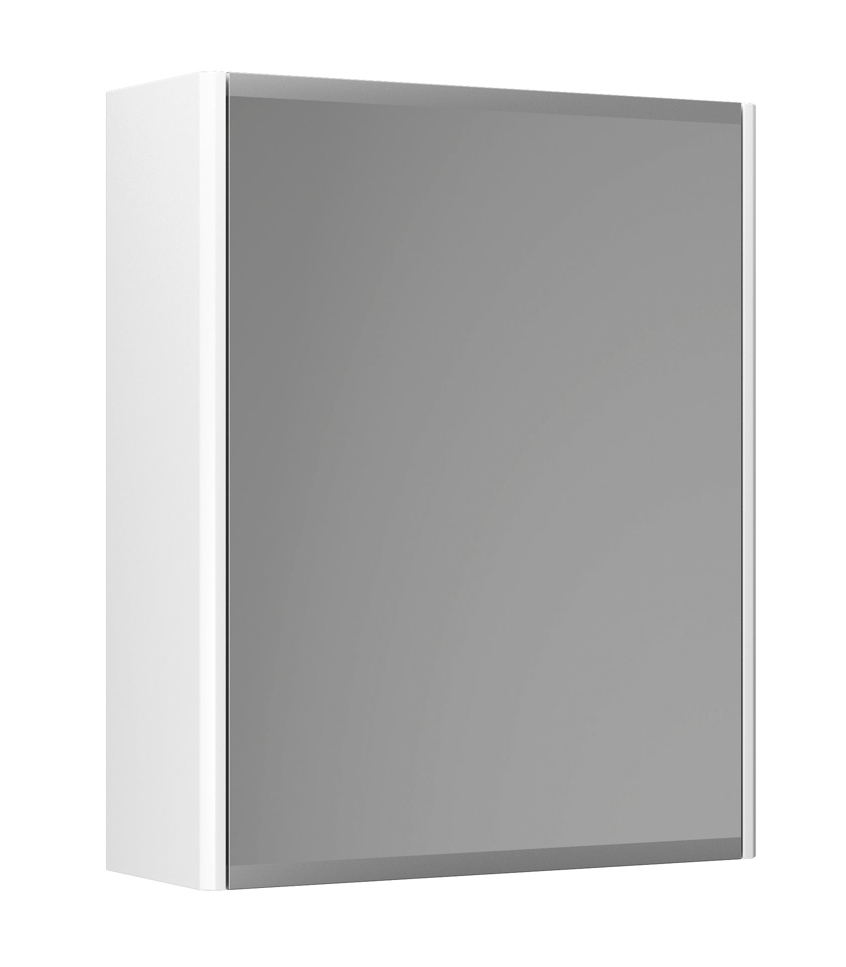 Graphic Spejlskab 45x55x16 cm hvid dobbeltsidet spejl 2 hylder