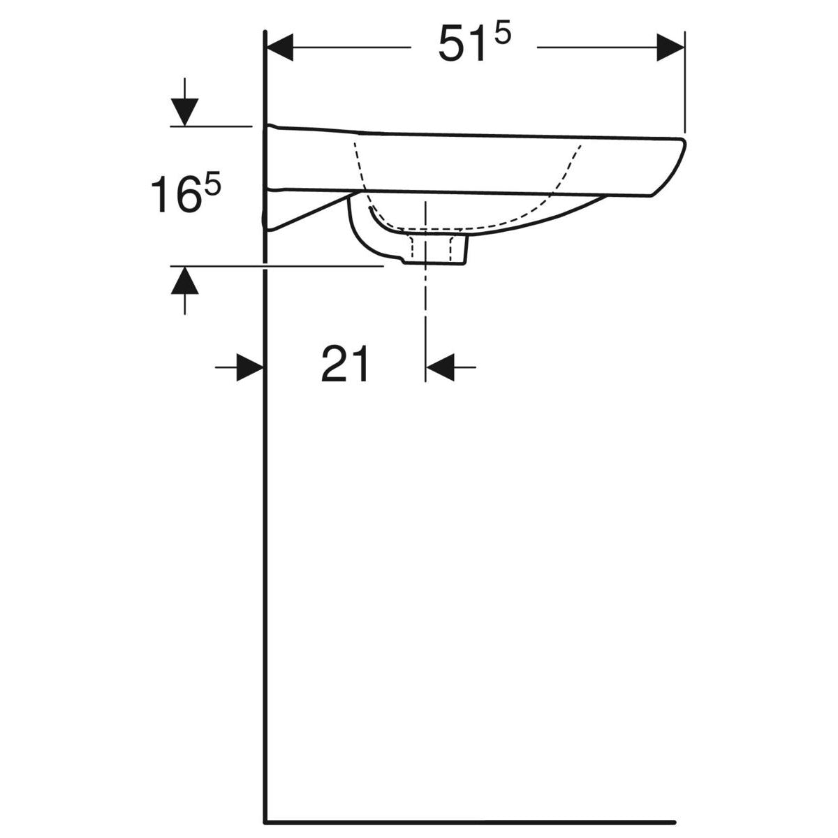 Ifö Spira håndvask 90 cm, t/Sense underskab SUS 90