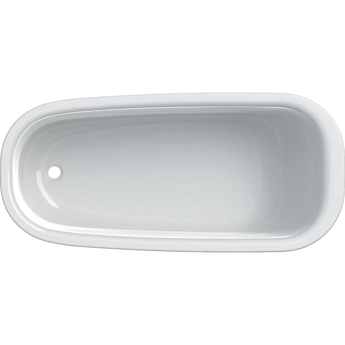 Ifö Caribia fritstående 1600 mm badekar hvid