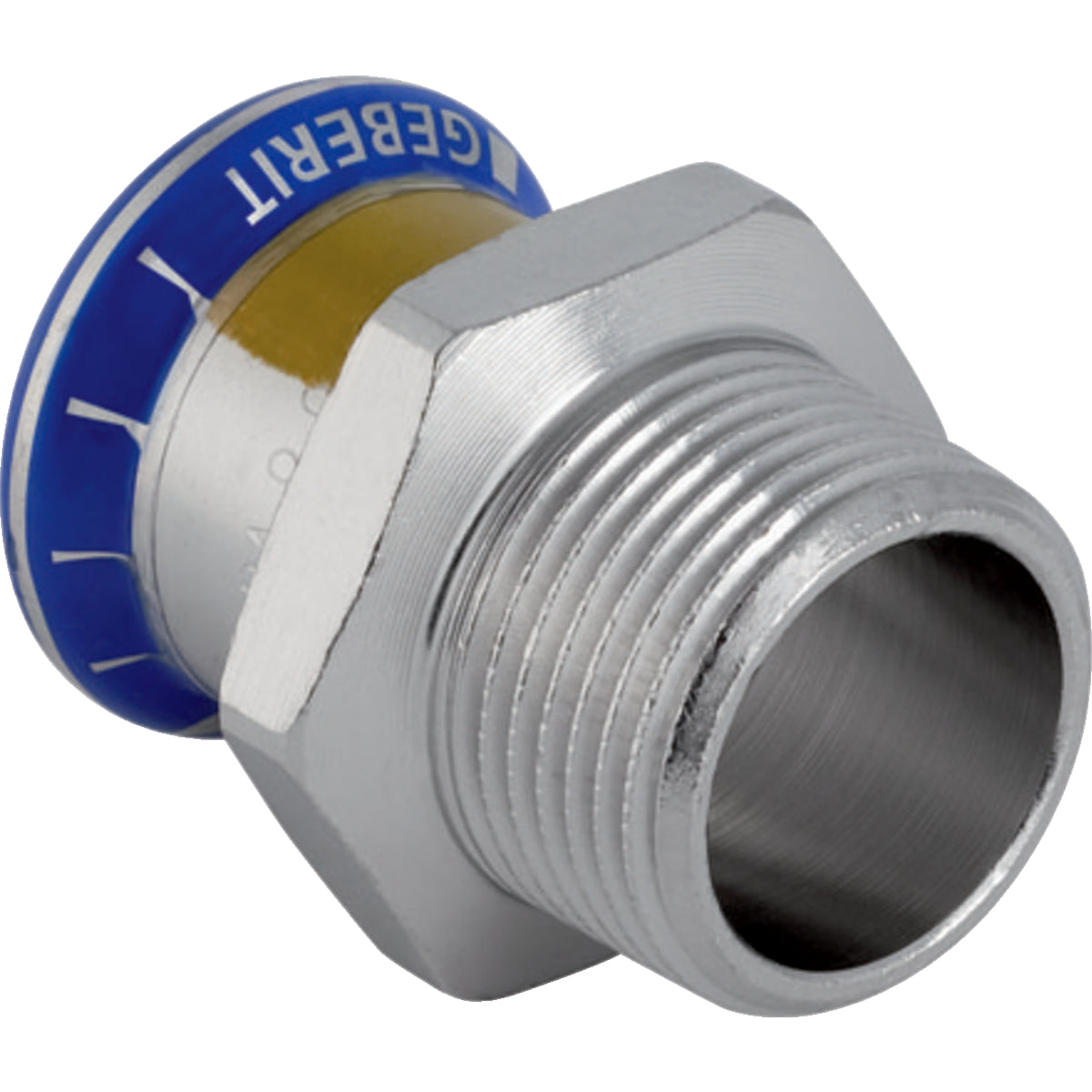 15 mm x 1/2" Overgang RFG muffe/nippel Mapress