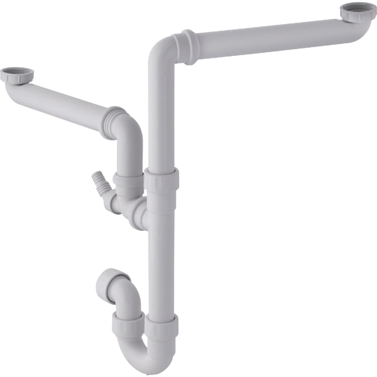 GEBERIT vandlås 40mmx1 1/2 univ t/dobb vask PP  white