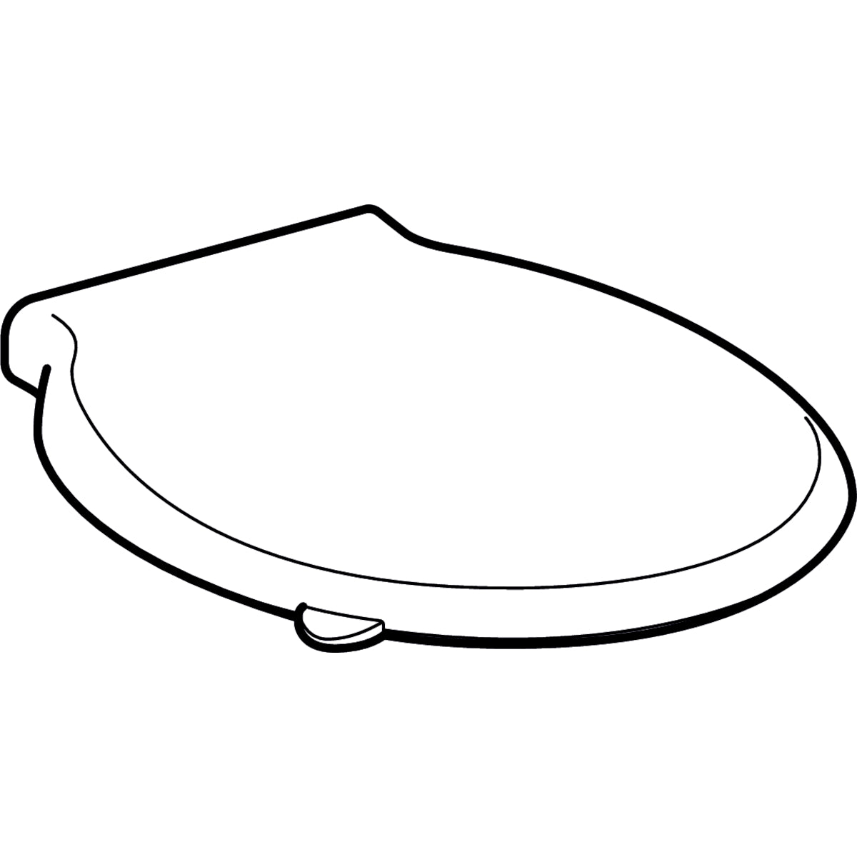 GEBERIT toiletsæde  Antibakteriel m/låg duroplast