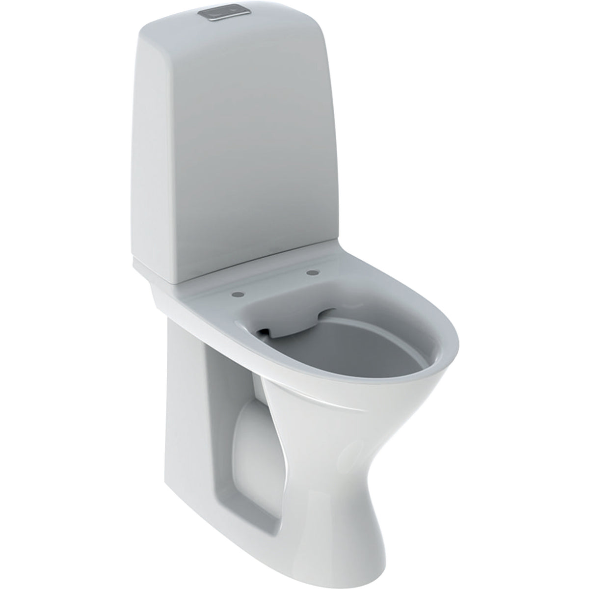 IFÔ toilet 2/4ltr/655x355x905mm limning skjult S-lås/høj porcelæ