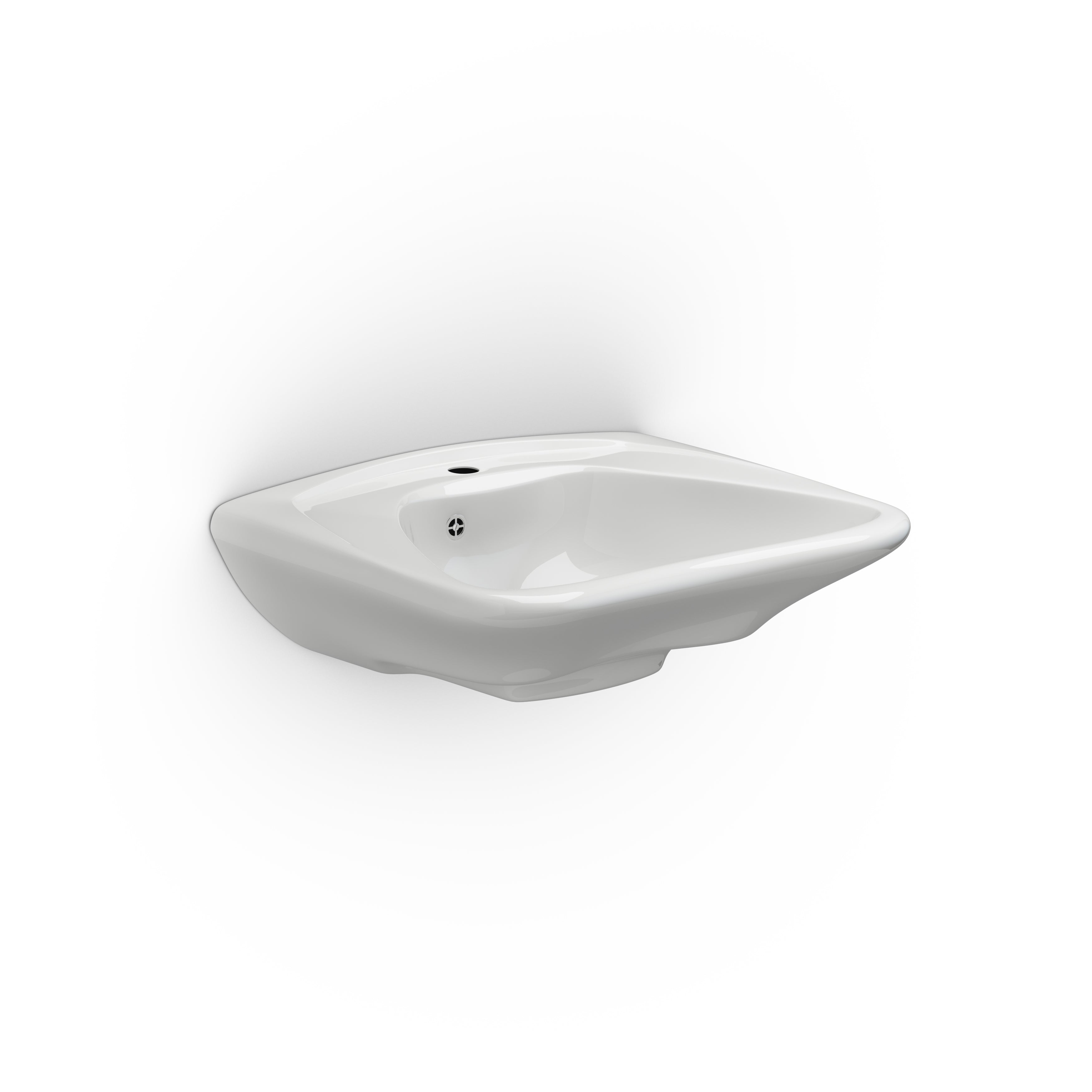 Pressalit Matrix Curve ergonomisk håndvask, hvid