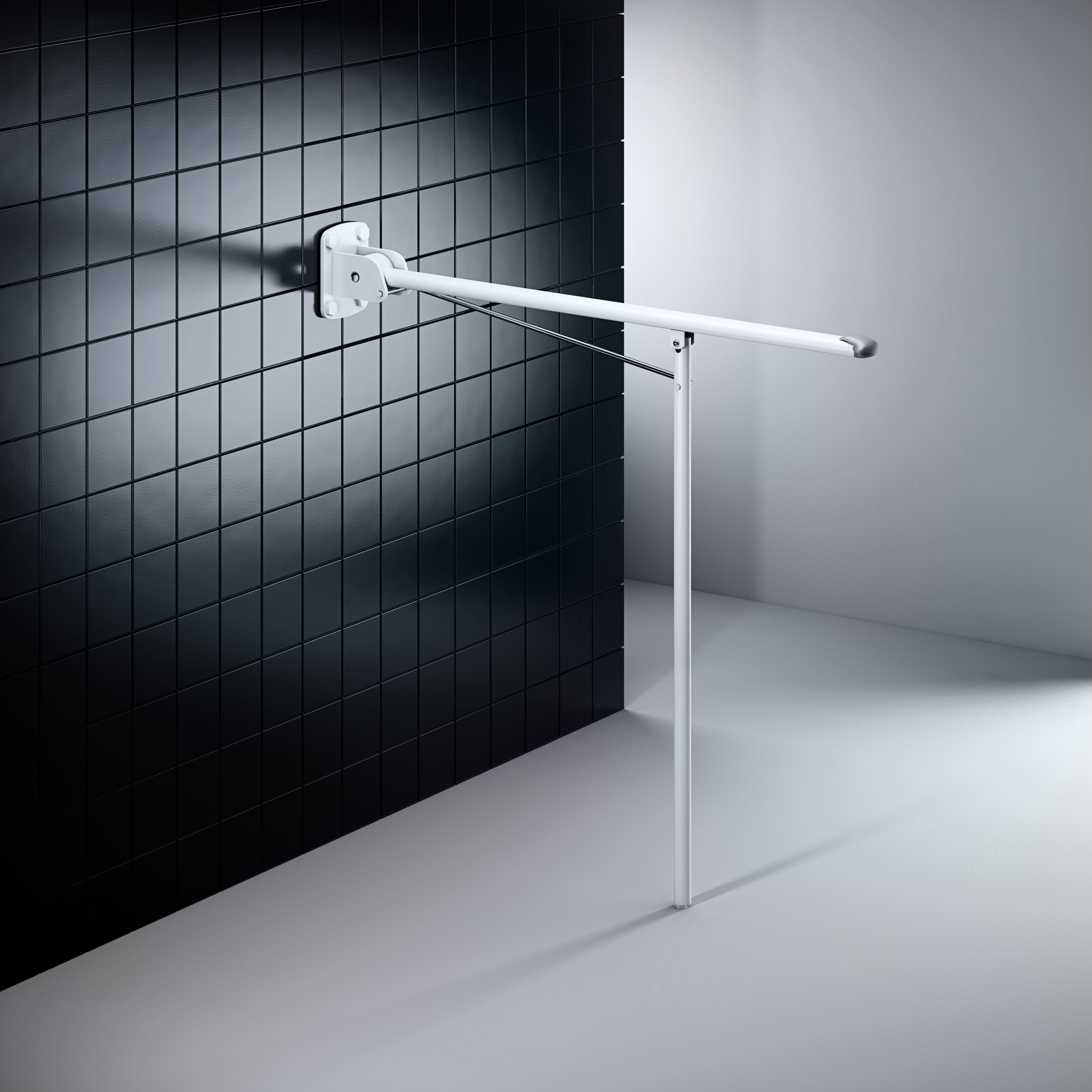 CARE TOILETSTØTTE M/KORT BEN 800MM