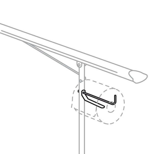CARE PAPIRHOLDER M/FJEDER