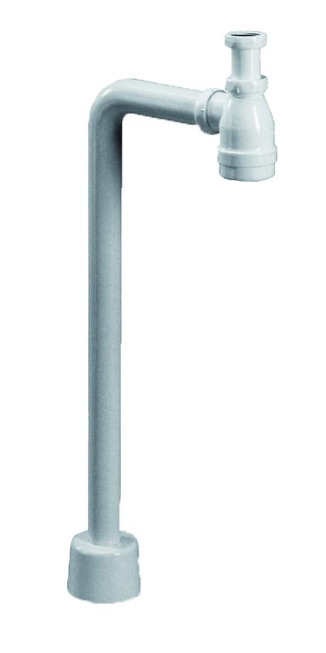 Pungvandlås sæt - vinklet - incl. rør & roset Ø40 mm x 1.1/4"