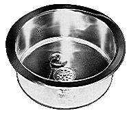 Juvel Barents vask BC313 Ø31 cm med prop, børstet