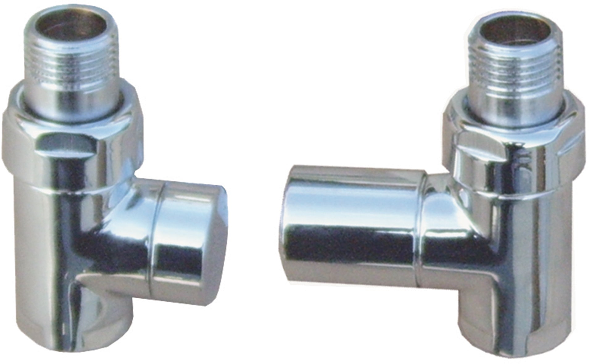 Cylinder ventilsæt ½" ligeløbende krom