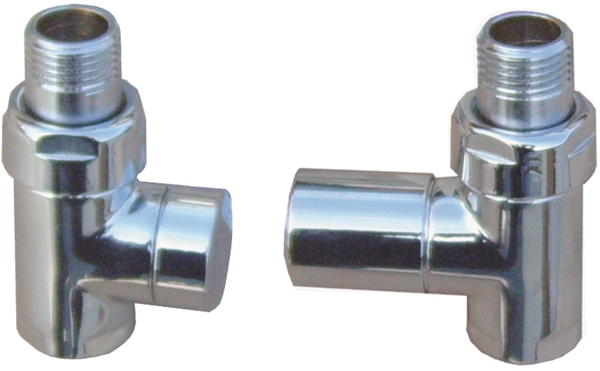 Cylinder ventilsæt ½" ligeløbende krom