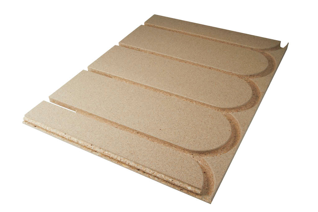 Roth vendeplade til spånpladesystem. Mål 1200 x 600 x 22 mm