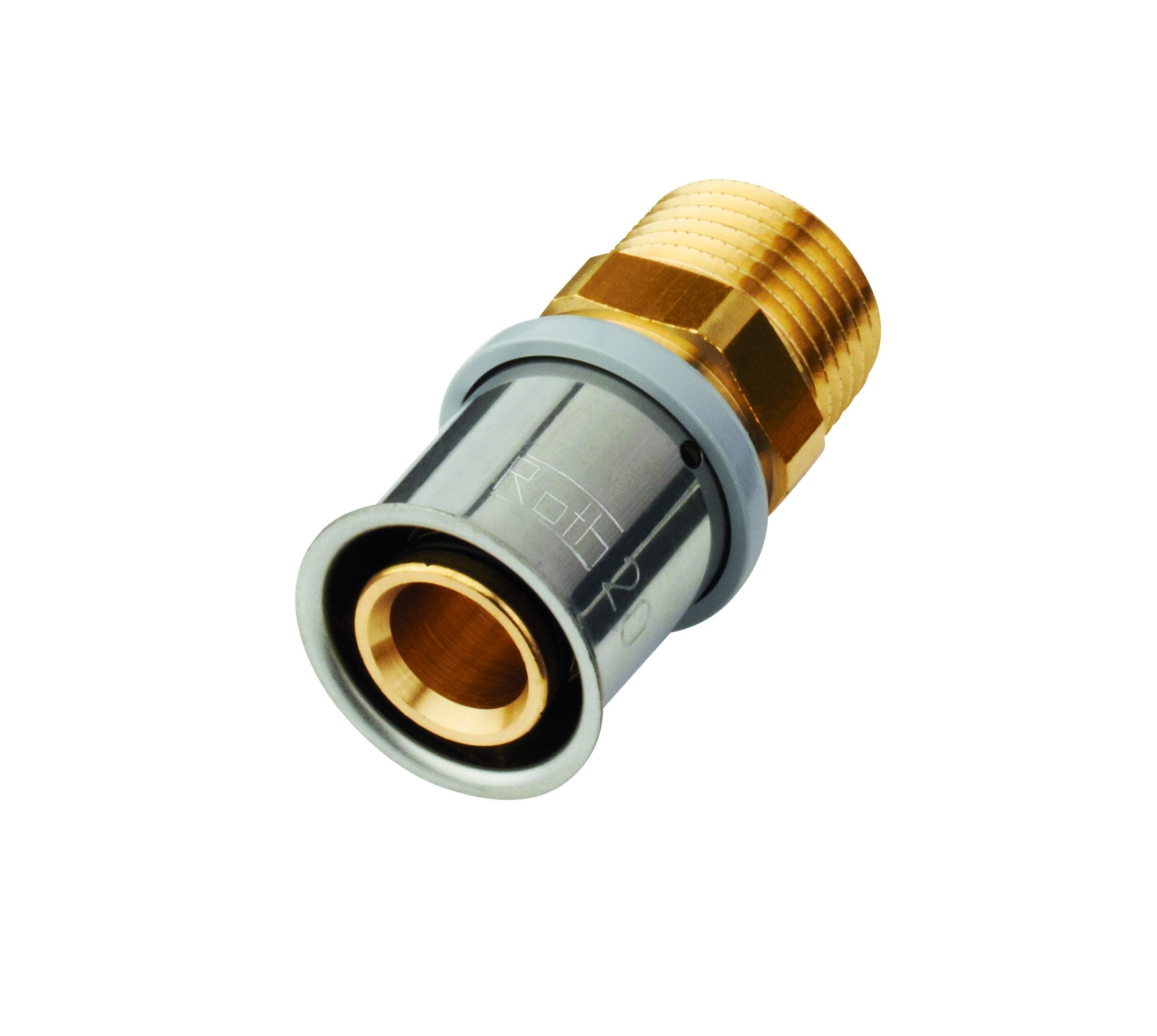 20 mm x 1/2" MS-overgangsnippel Roth