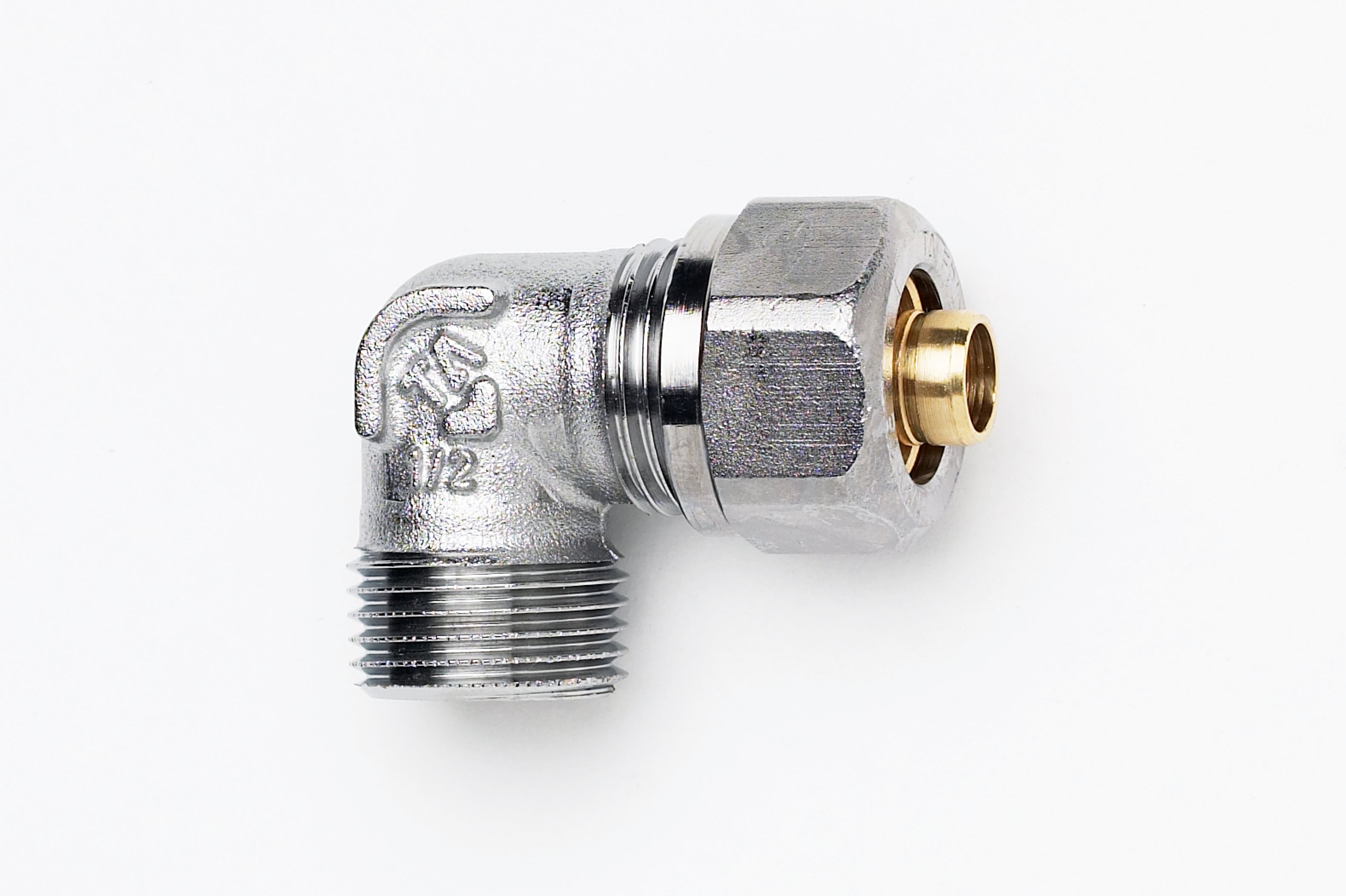 1/2" x 15 mm TA Pex vinkel nippel