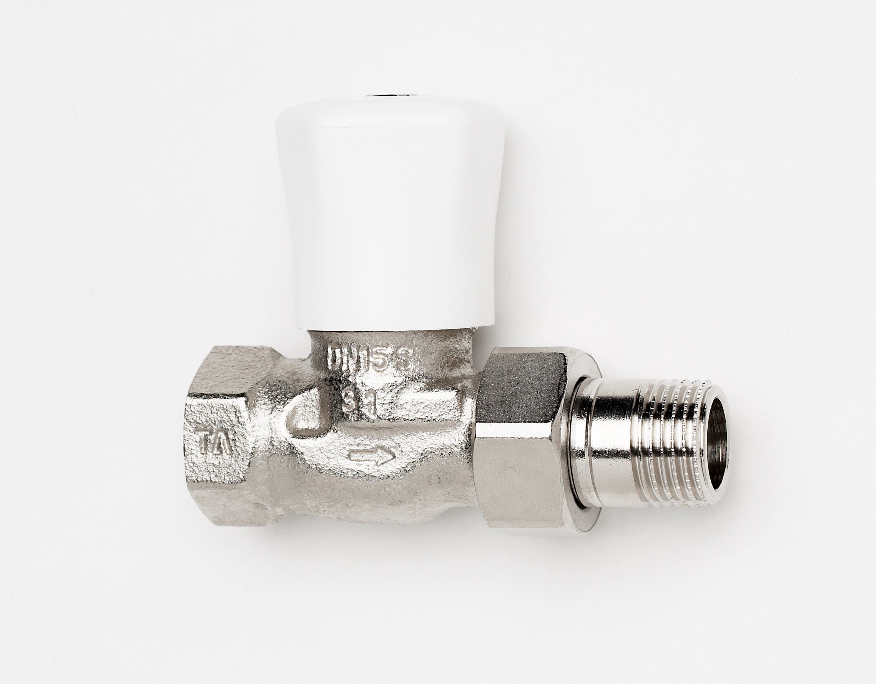 1/2" TA radiator ventil RVO-1 ligeløbende