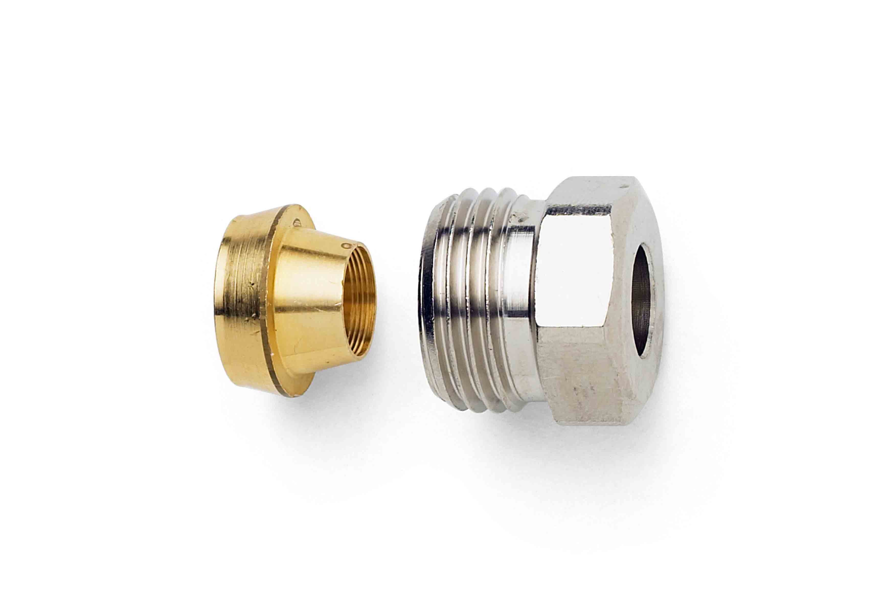 1/2" x 15 mm Kombi kobling TA