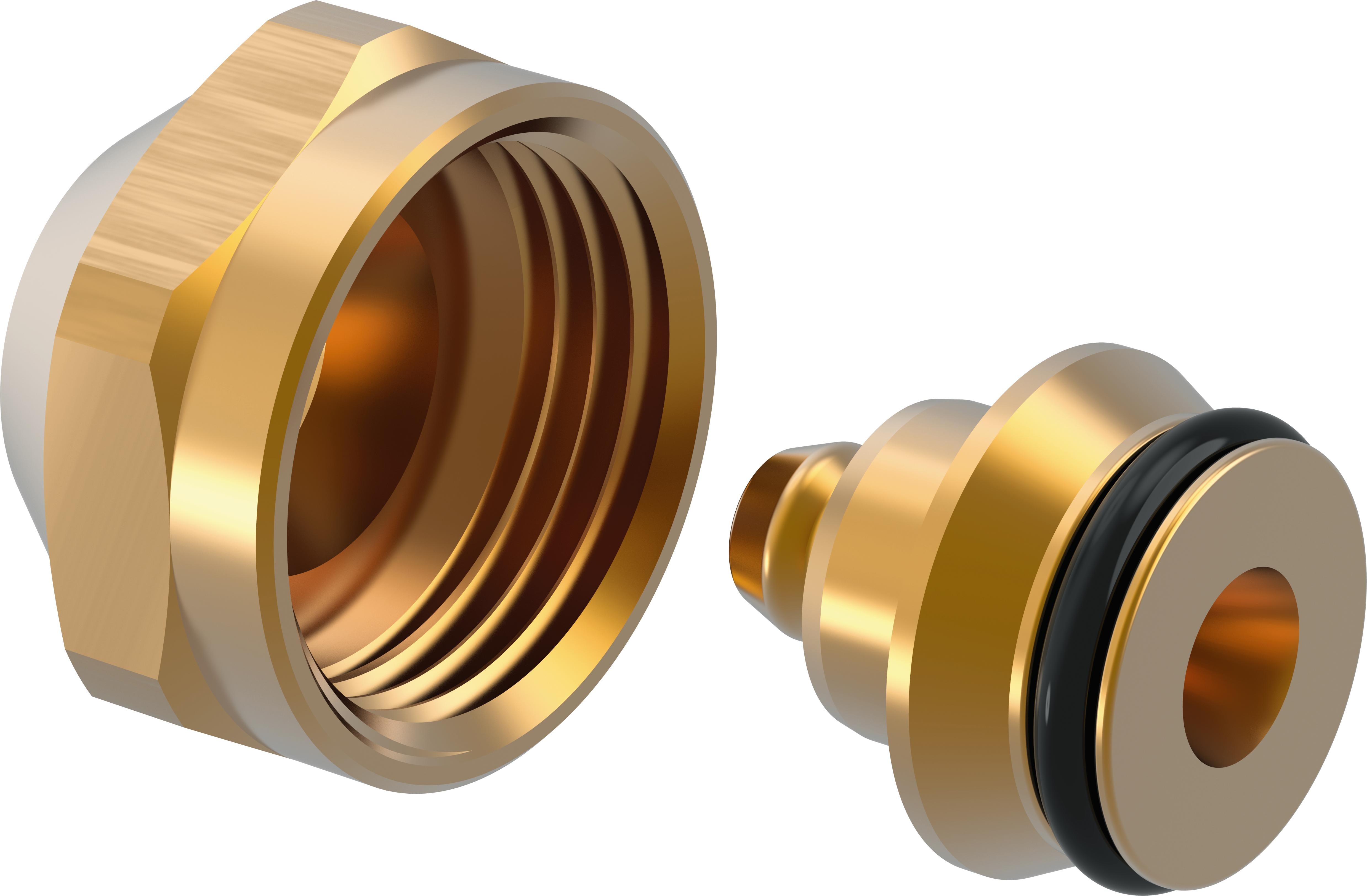 Uponor Vario GV-koblingssæt PEX 12x1,7-G3/4" Euro