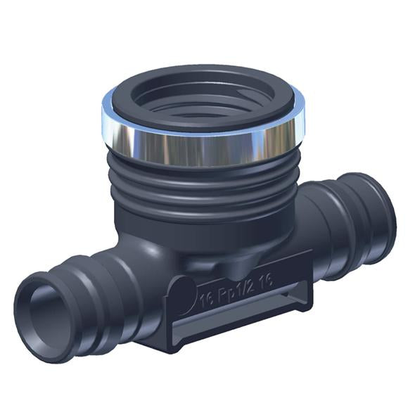 Uponor Q&E tee muffe afgrening PPSU 16-Rp1/2"FT-16