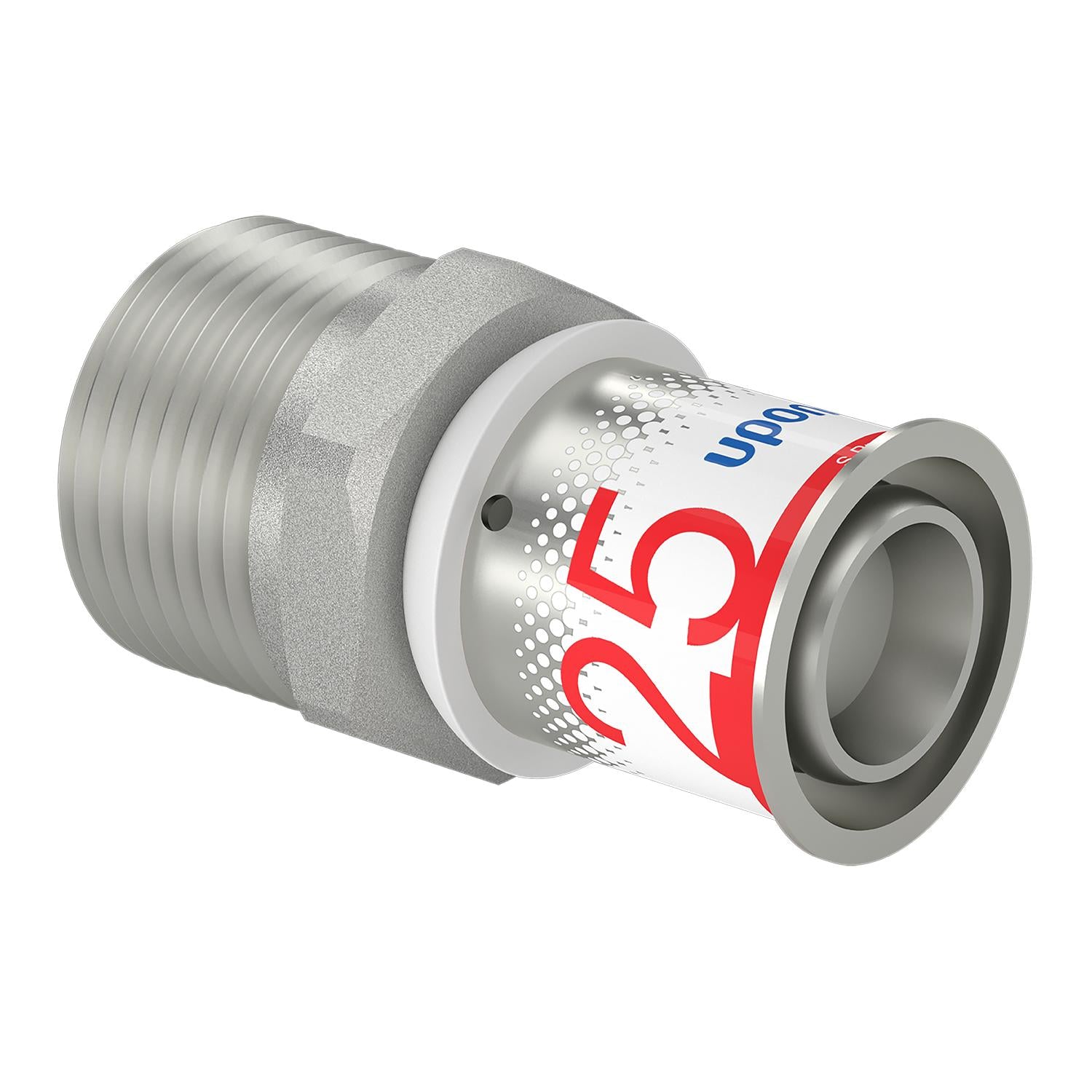 PRES KOBLING M/NIPPEL 25X1"