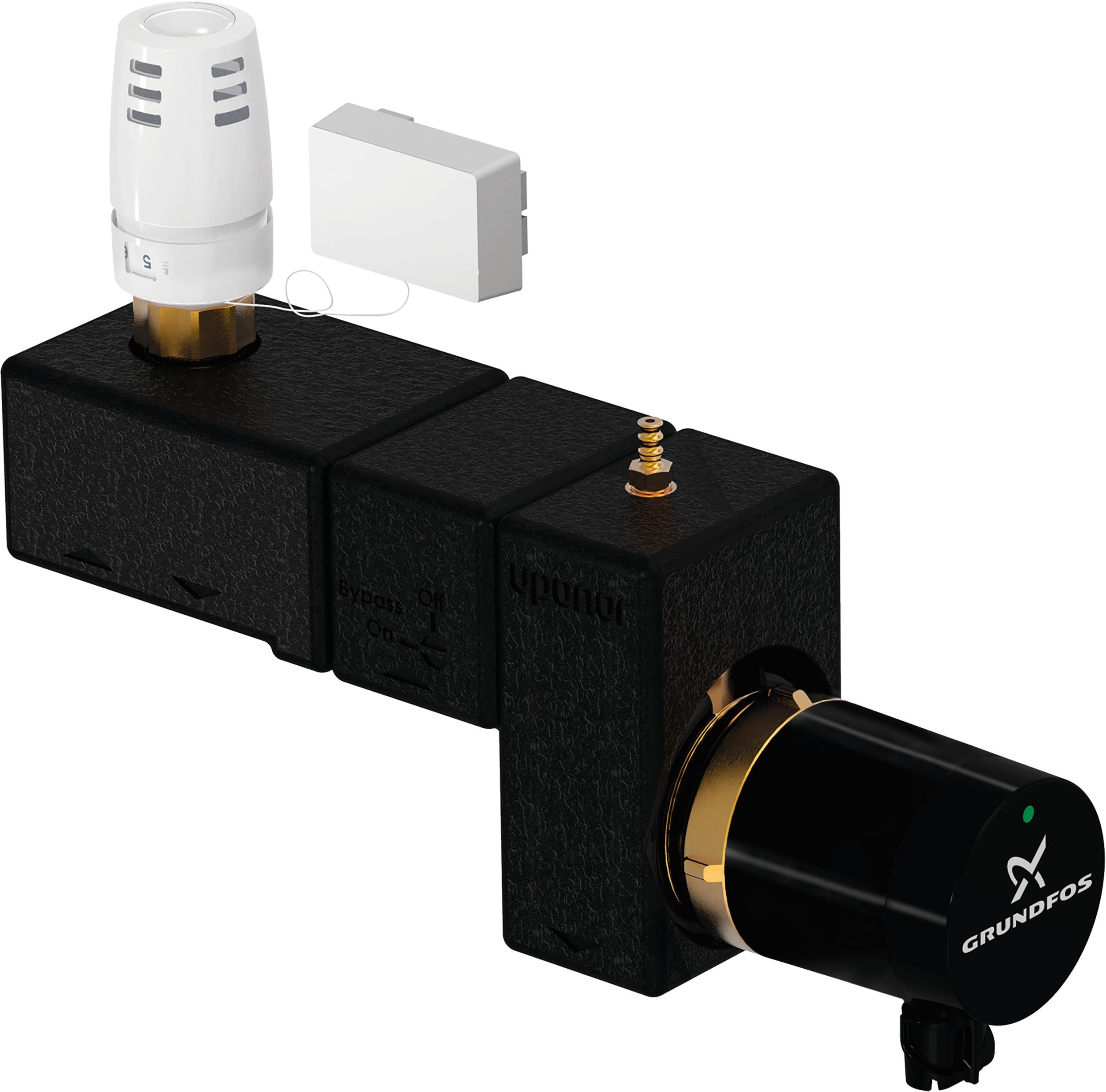 Uponor Fluvia T pumpeshunt Push-12 TH-X