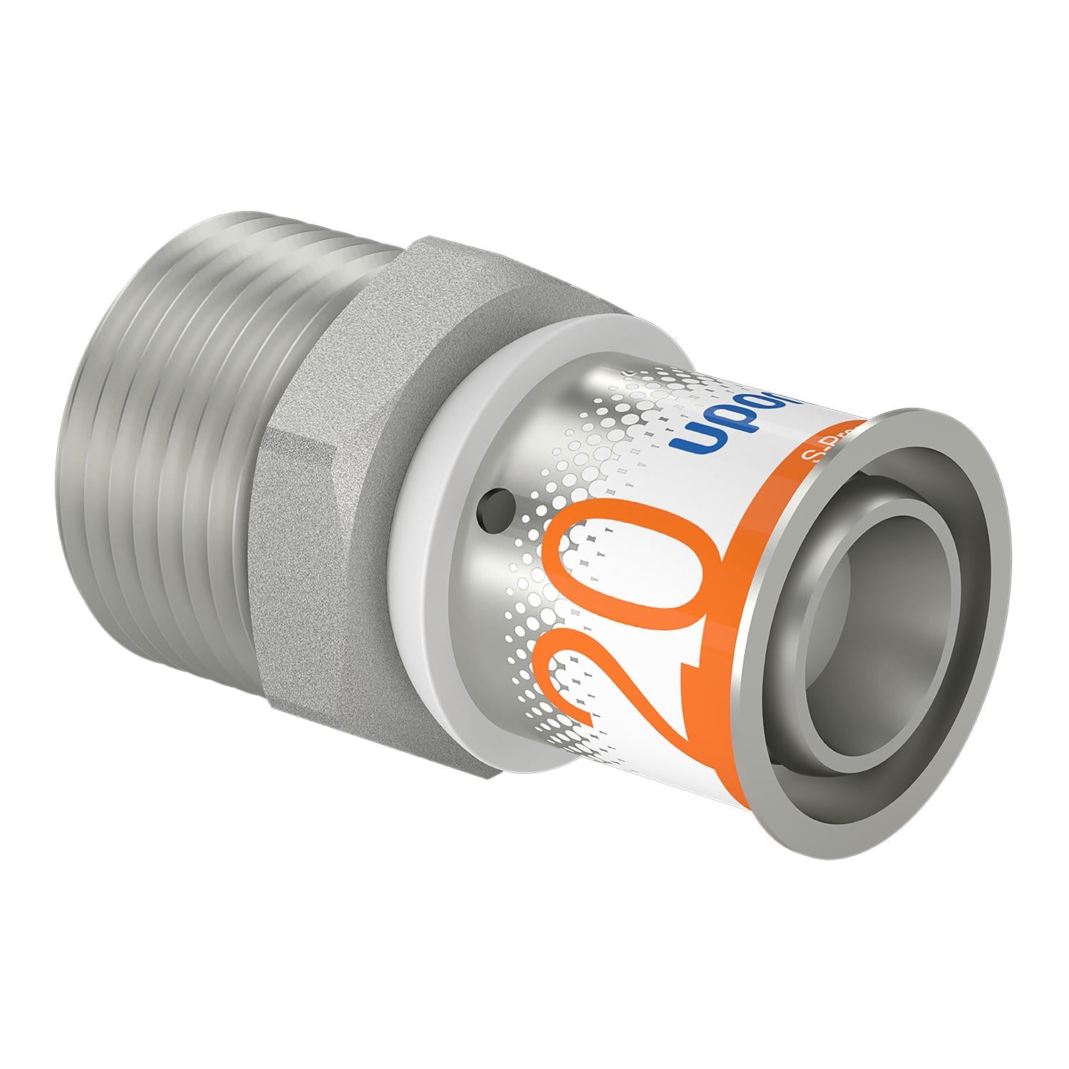 PRES KOBLING M/NIPPEL 20X3/4"